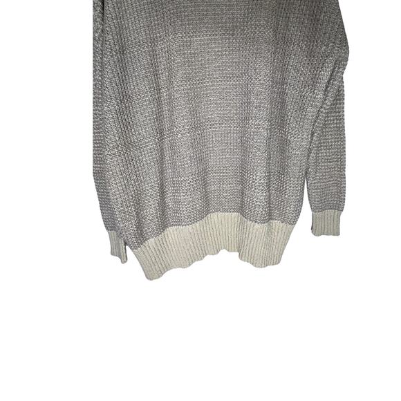 Urban Outfitters Cream Beige Oversized Long Sleeve Open Knit Cardigan Size XS - Picture 5 of 8